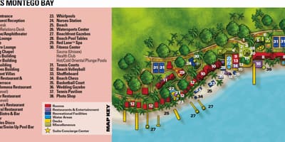 Jamaikos kurortas žemėlapis montego bay