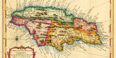 Žemėlapis derliaus jamaika